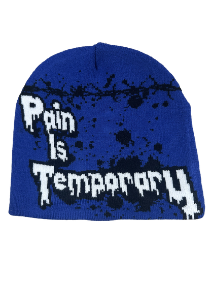 BLUE PAIN IS TEMPORARY BEANIE